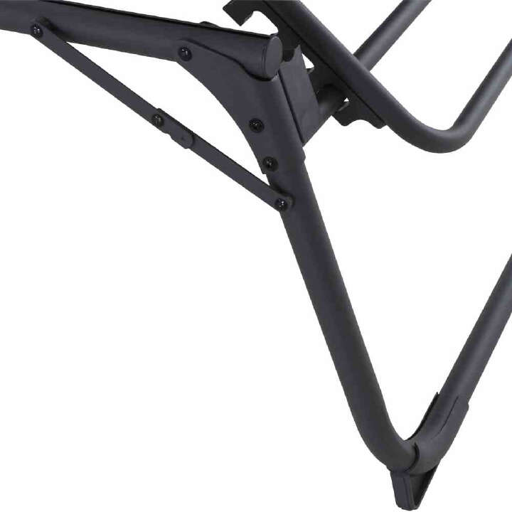 SIENA GARDEN Campingliege + Comfort grau